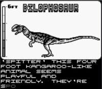 une photo d'Ã©cran de Jurassic Park sur Nintendo Game Boy